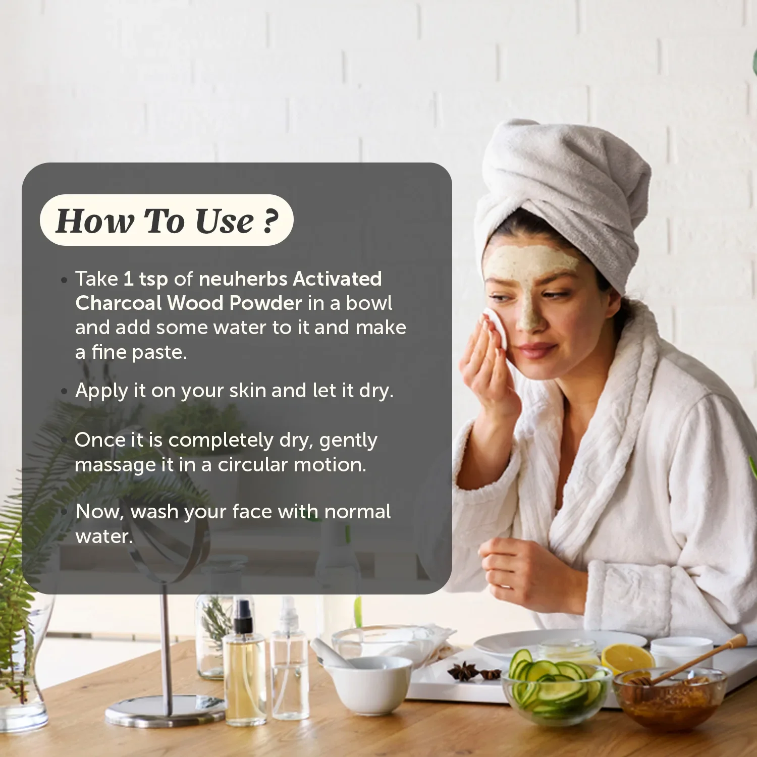 100% Pure Activated Charcoal Wood Powder 100g for Skin Cleansing - Image 5