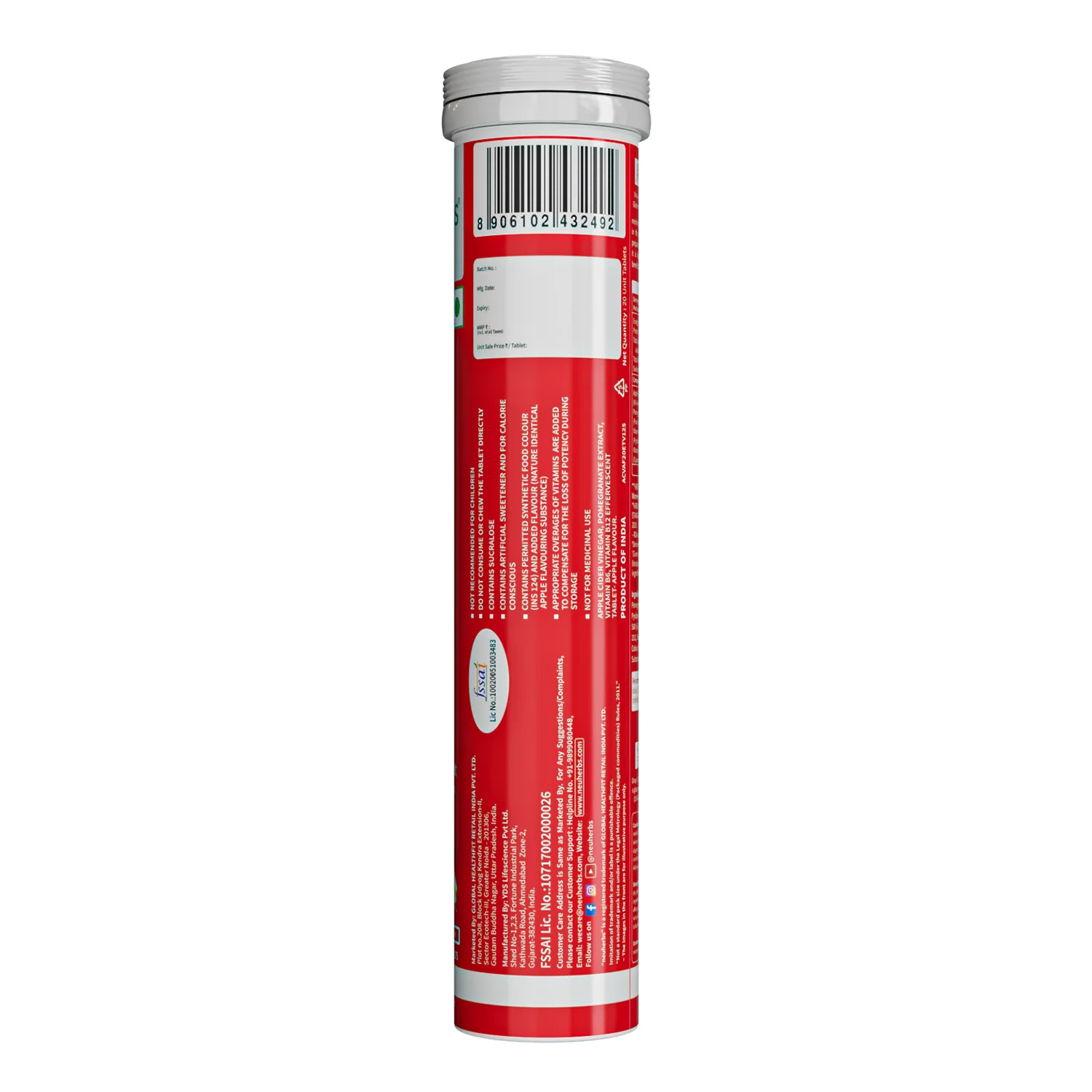 Effervescent Apple Cider Vinegar Tablets - Image 7