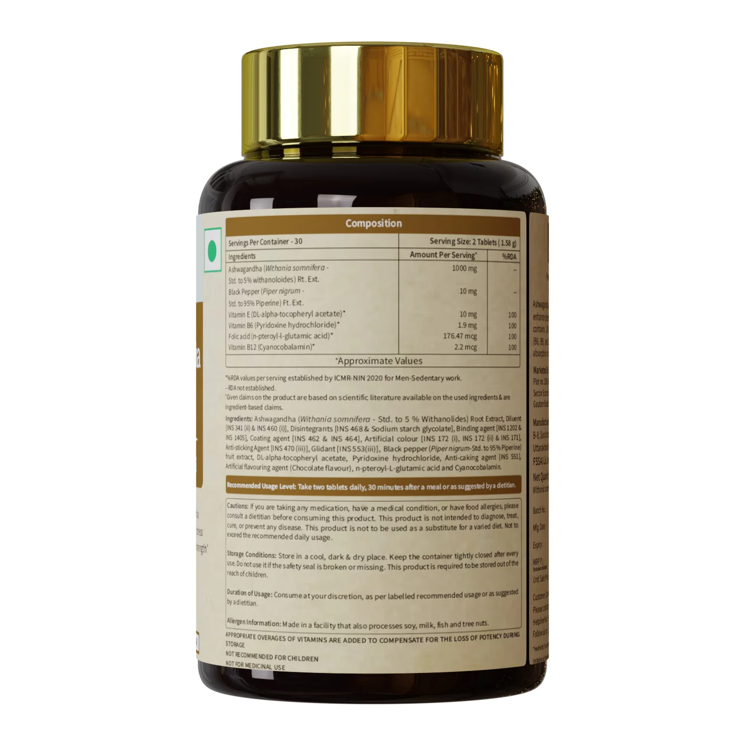Ashwagandha 1000 Plus Tablets – Daily Lifestyle Support - Image 6