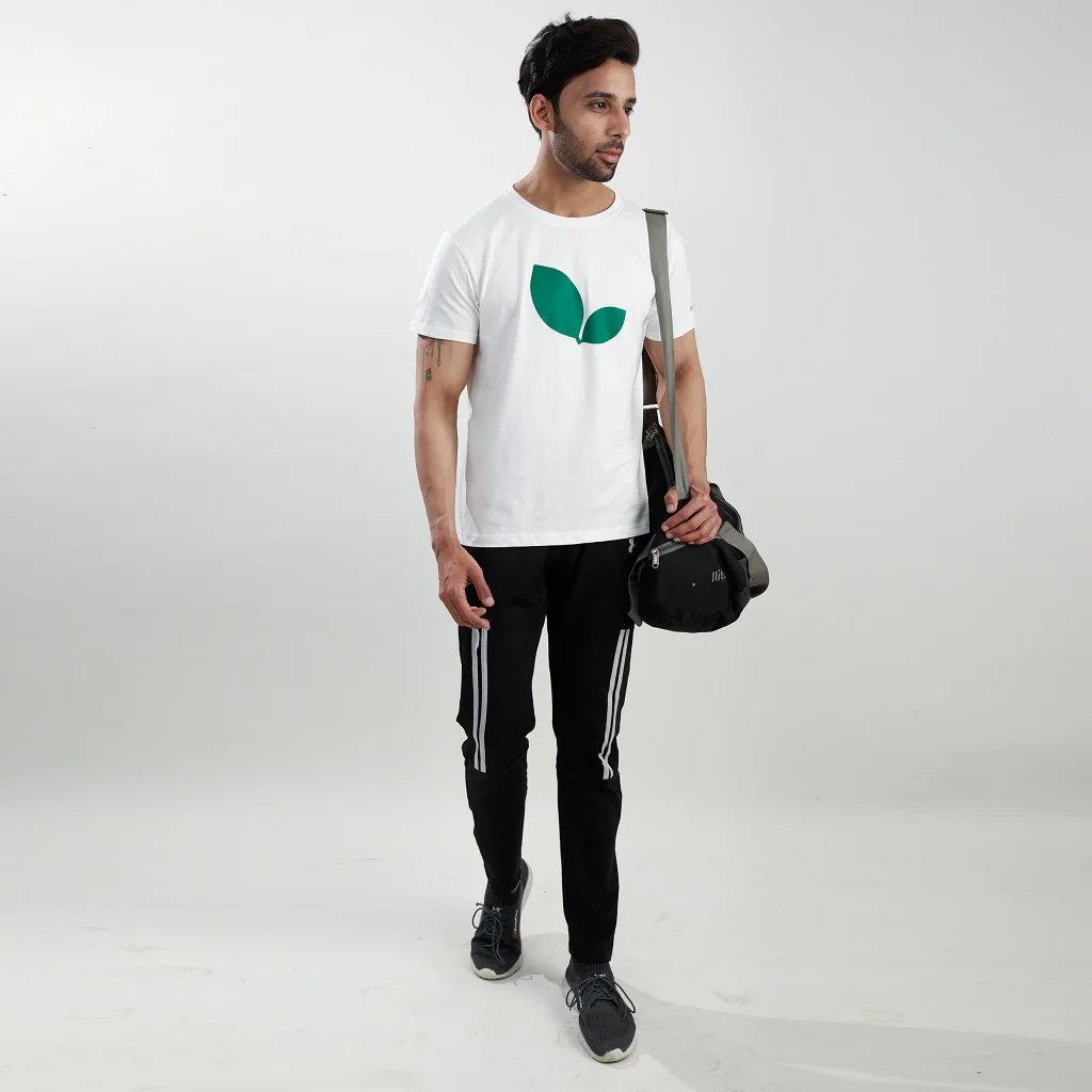 neuherbs White Cotton T-shirt - Image 4