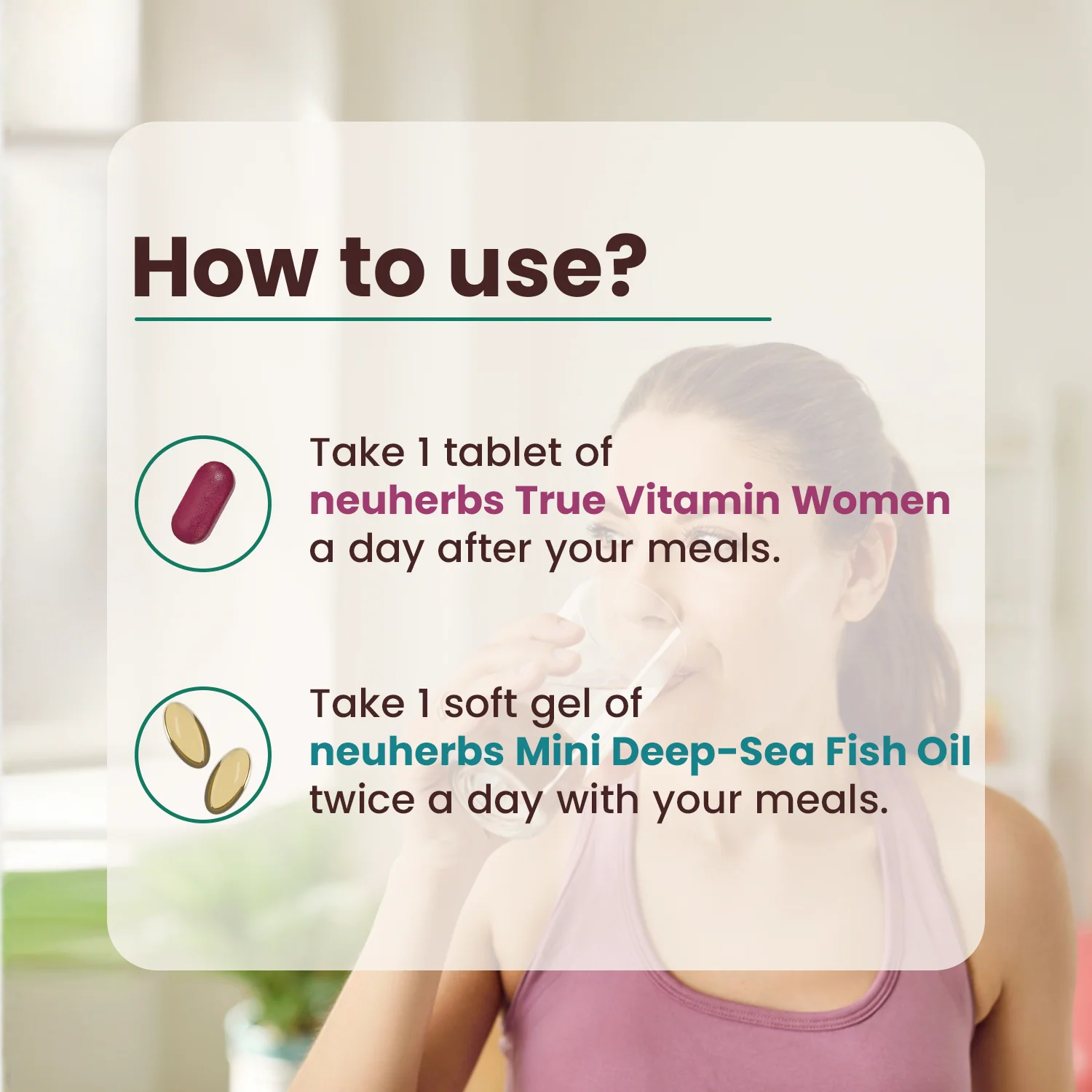 Couple’s Wellness Pack– Mini Fish Oil Omega-3 & Multivitamin Women Combo - Image 5