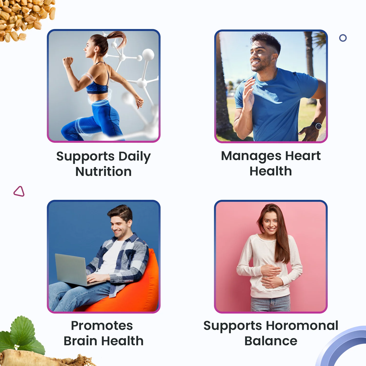 Couple’s Wellness Pack– Deep Sea Fish Oil Omega-3 & Multivitamin Women - Image 2