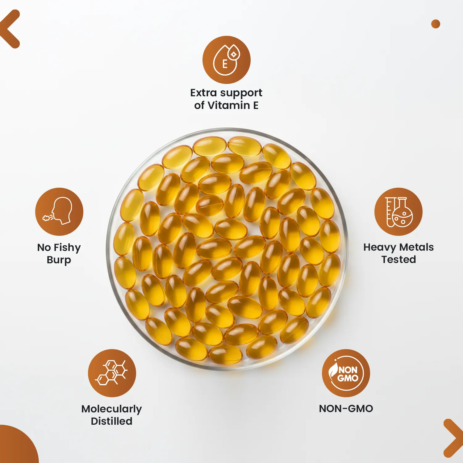 Deep Sea Cod Liver Oil Capsules for Heart & Brain - Image 5