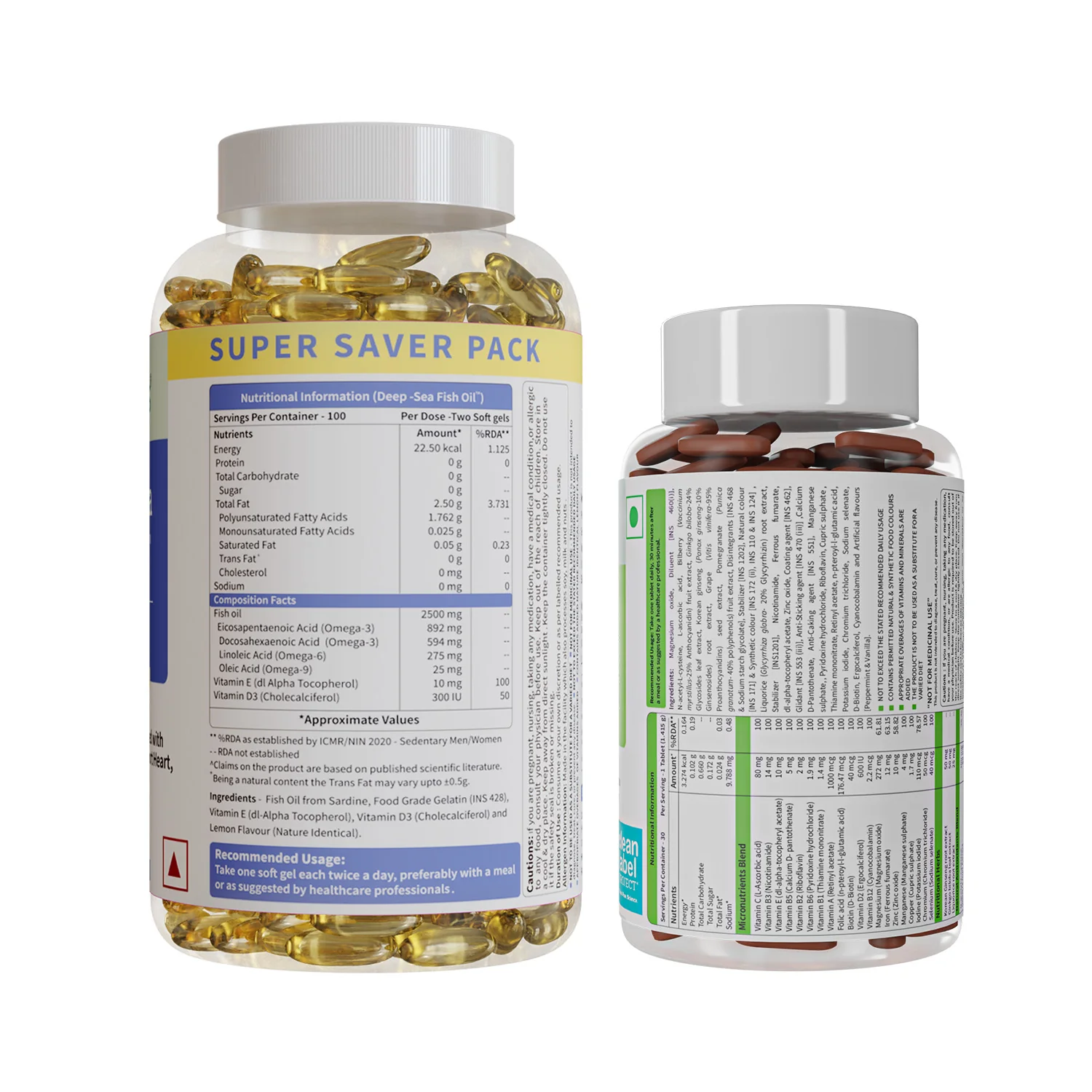 Deep Sea Fish Oil Capsules With Free True Vitamin Tablets - Image 5