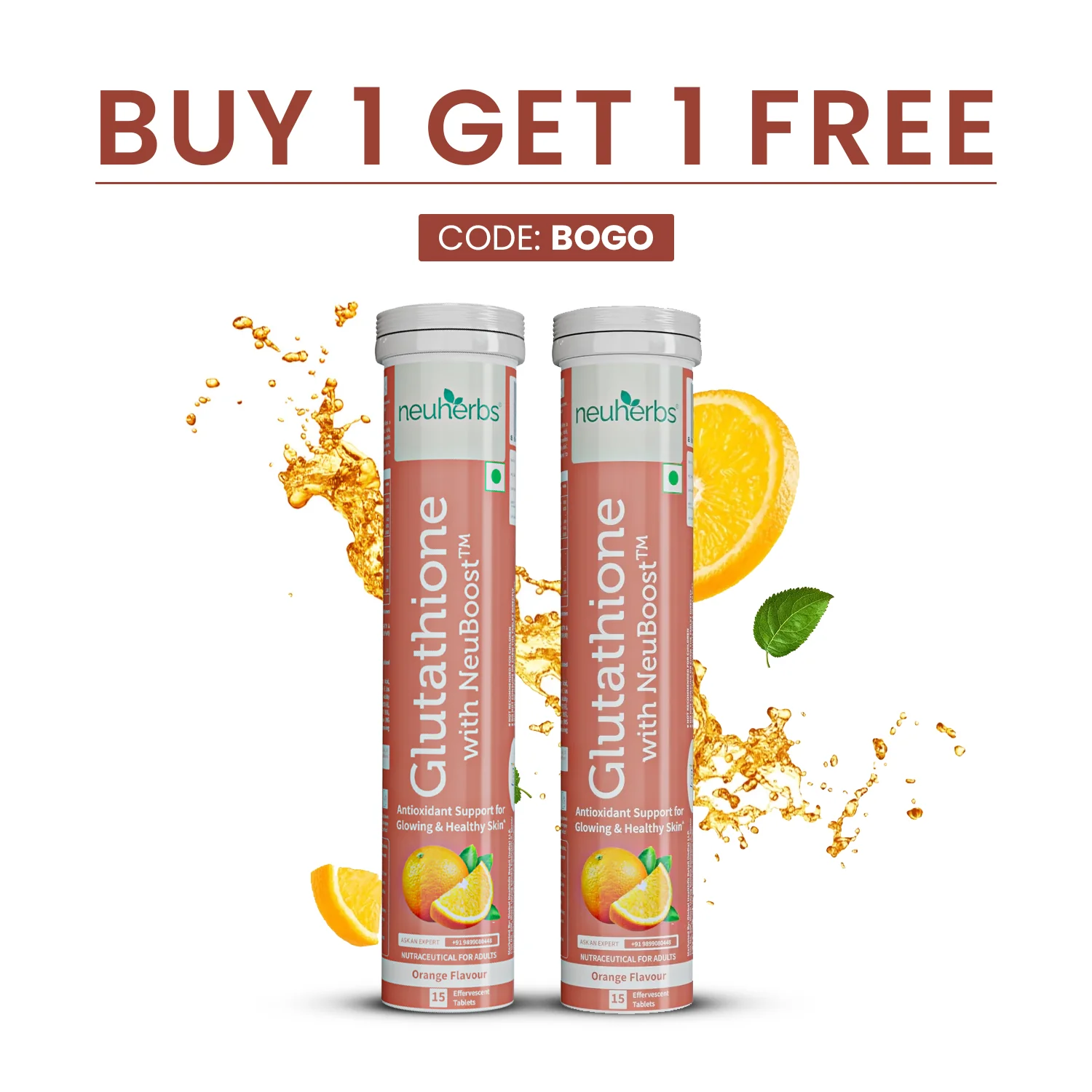 Glutathione Effervescent Tablets For Glowing Skin