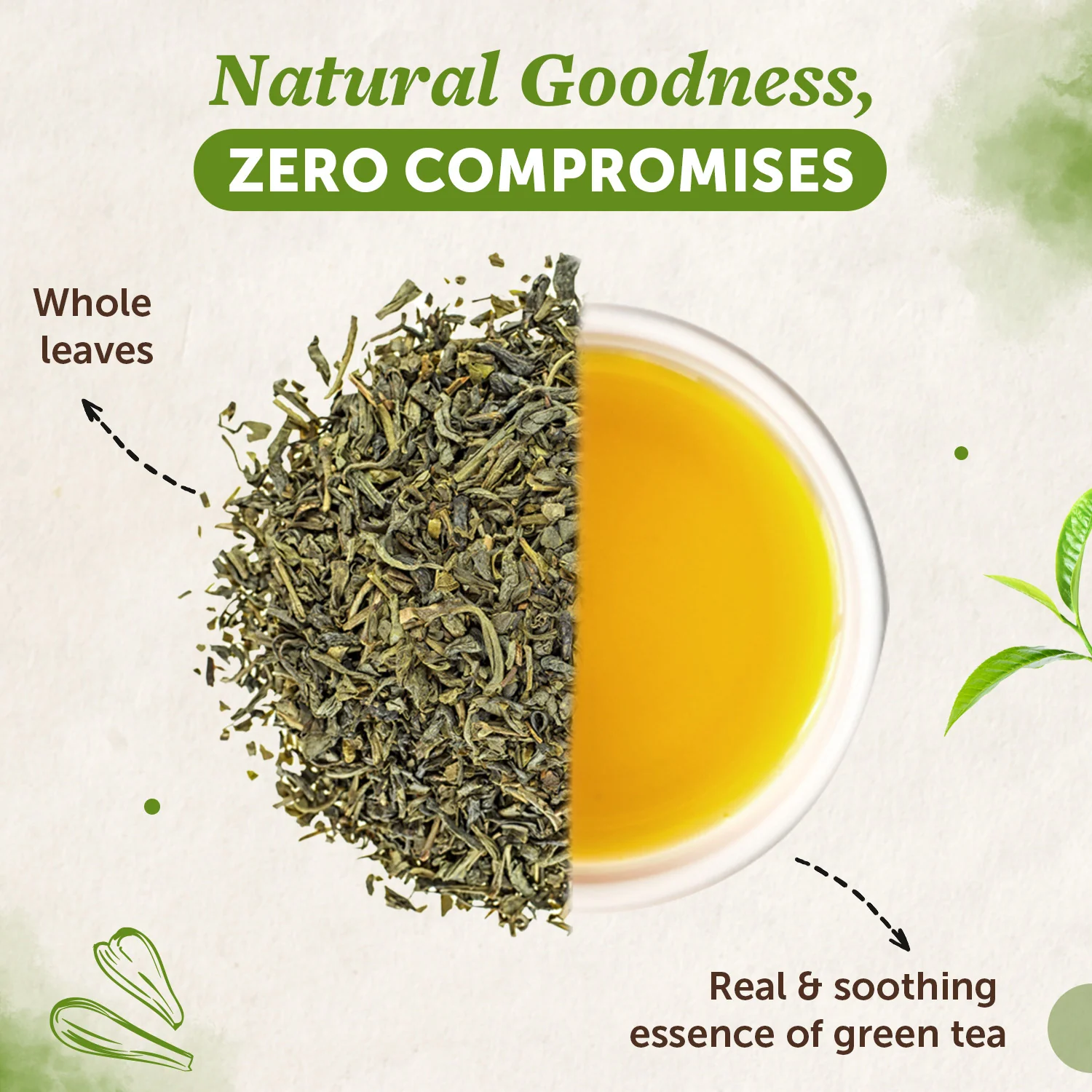 Green Tea for Weight Loss- Metabolism Boost & Body Detox - 50gm - Image 2