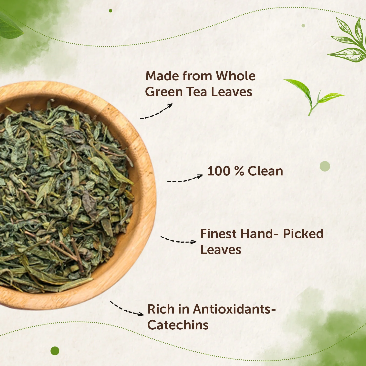 Green Tea for Weight Loss- Metabolism Boost & Body Detox - 50gm - Image 4