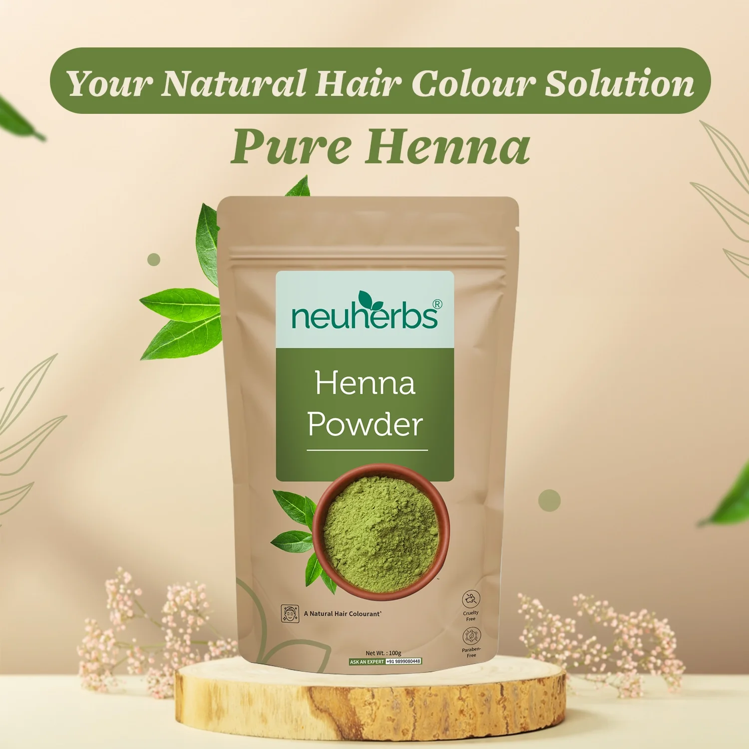 100% Natural Henna Powder For Hair - A Natural Hair Colourant - Image 2