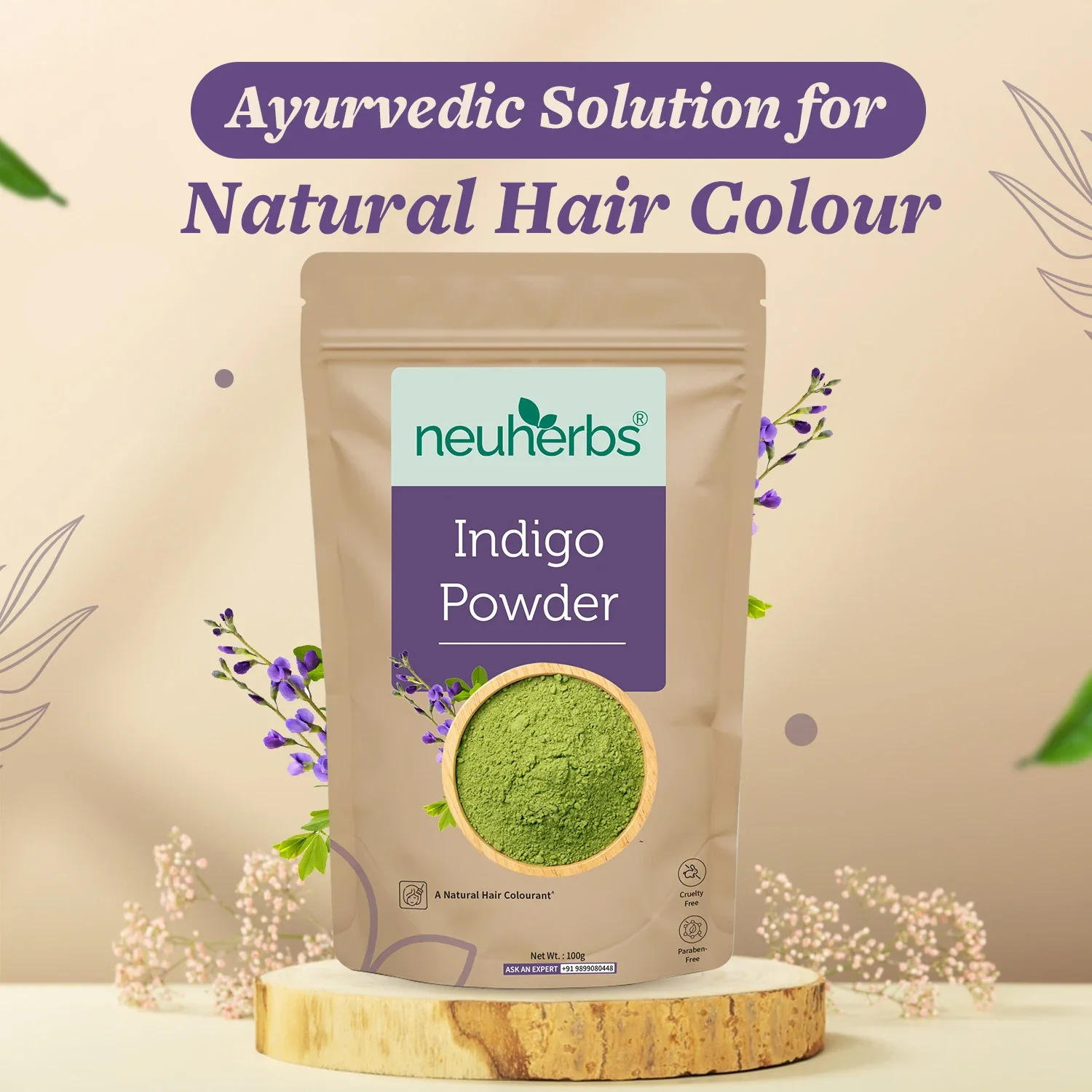 100% Natural Indigo Powder- Promote Natural Hair Colour - Image 2