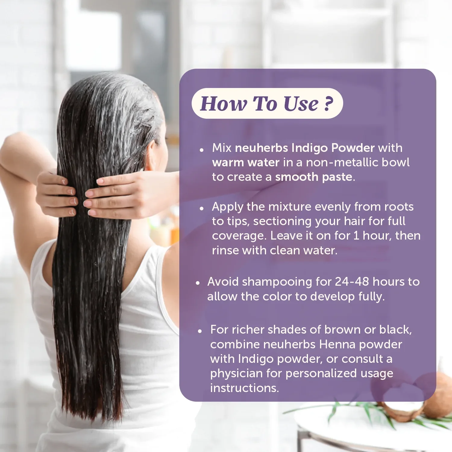 100% Natural Indigo Powder- Promote Natural Hair Colour - Image 5