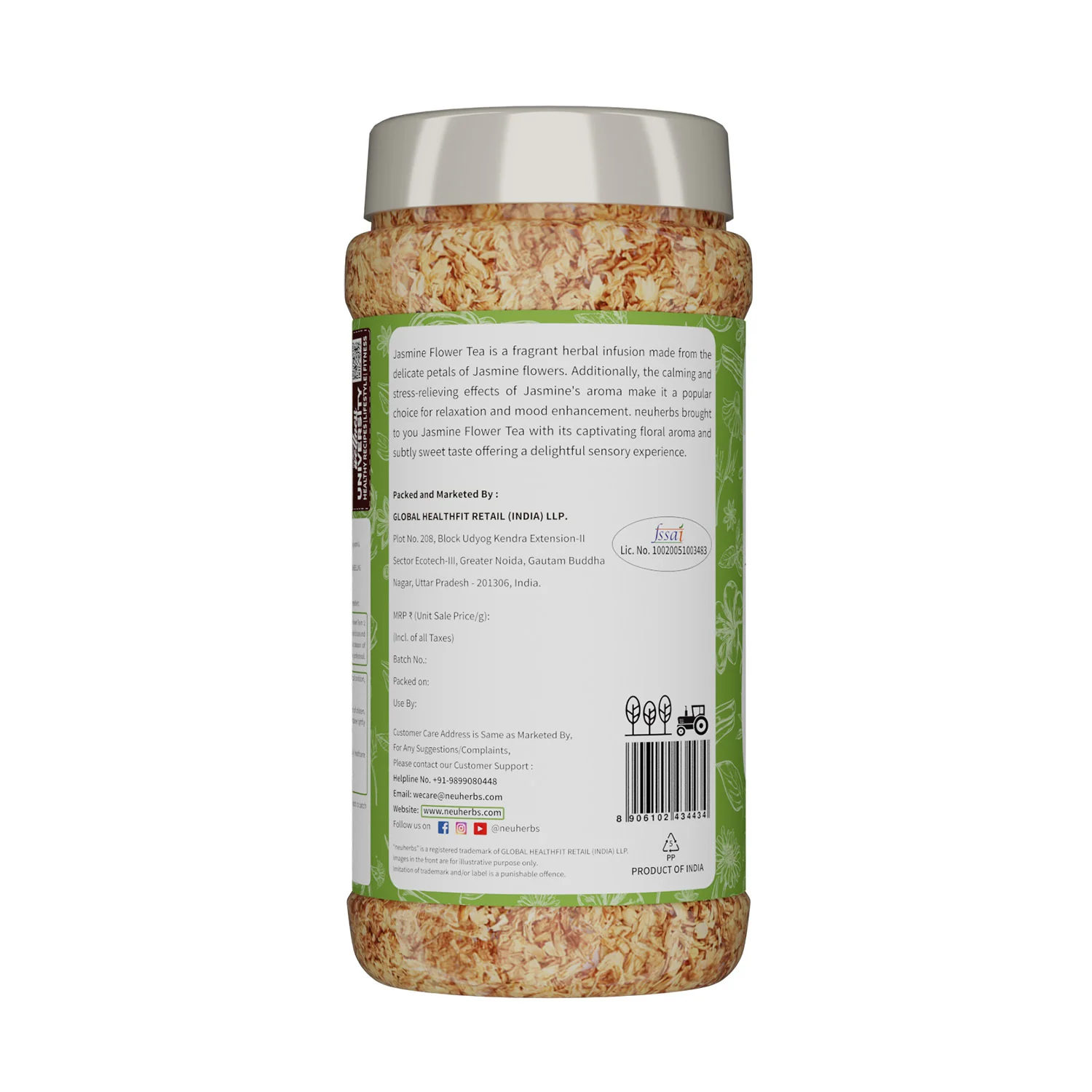 Jasmine Flower Tea For Calm Mind and Body Relaxation - 30 gm - Image 6