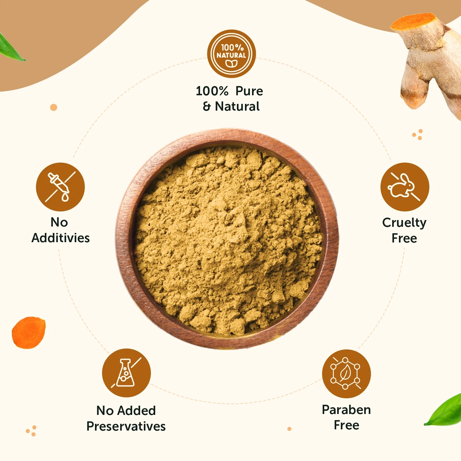 Kasturi Haldi Powder 100g – Natural Care for Glowing Skin - Image 3