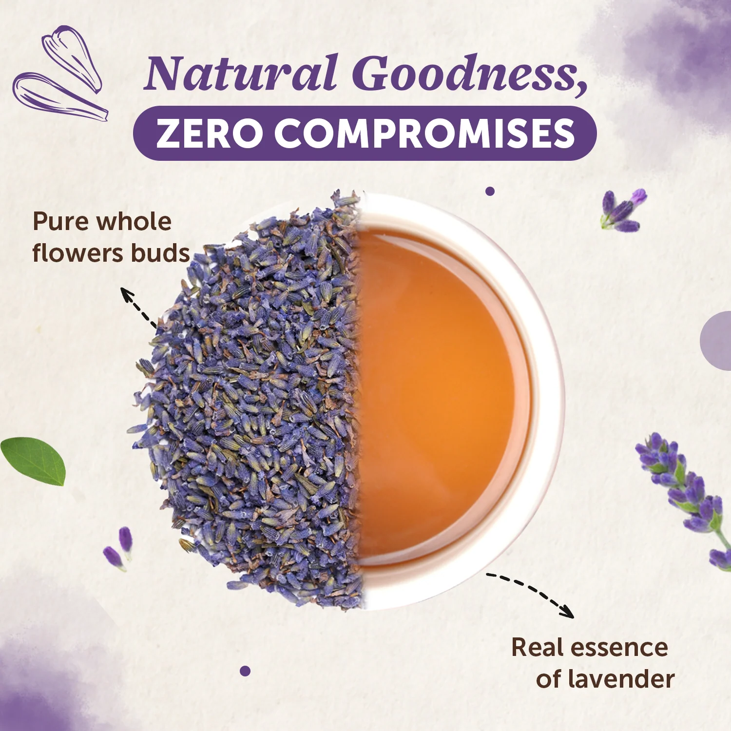 Lavender Flower Tea-Soothe Your Mind, Sleep Peacefully - Image 2