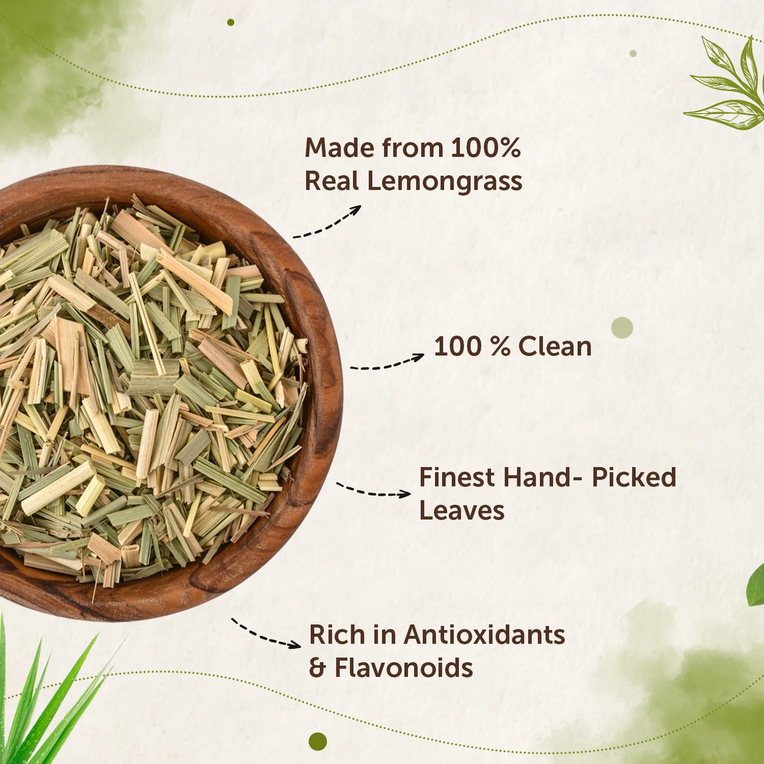 100% Natural Lemongrass Tea - Boost Immunity, Promote Digestion - Image 3