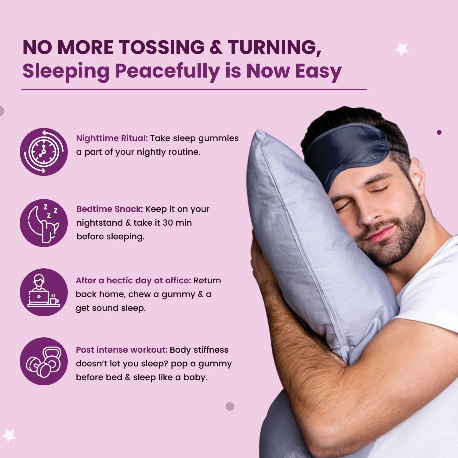 Melatonin Sleep Gummies (Mango Flavour) For Blissful Sleep - Image 5