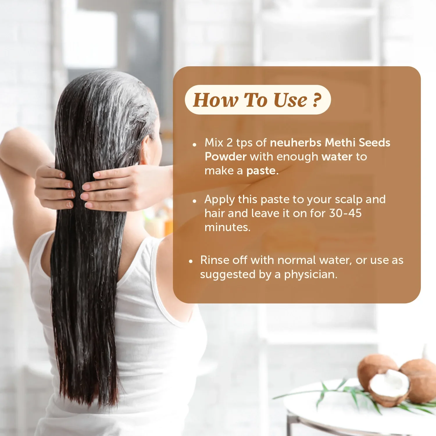 100% Natural Methi Seeds Powder - For Hair Strengthening & Nourishment - Image 5