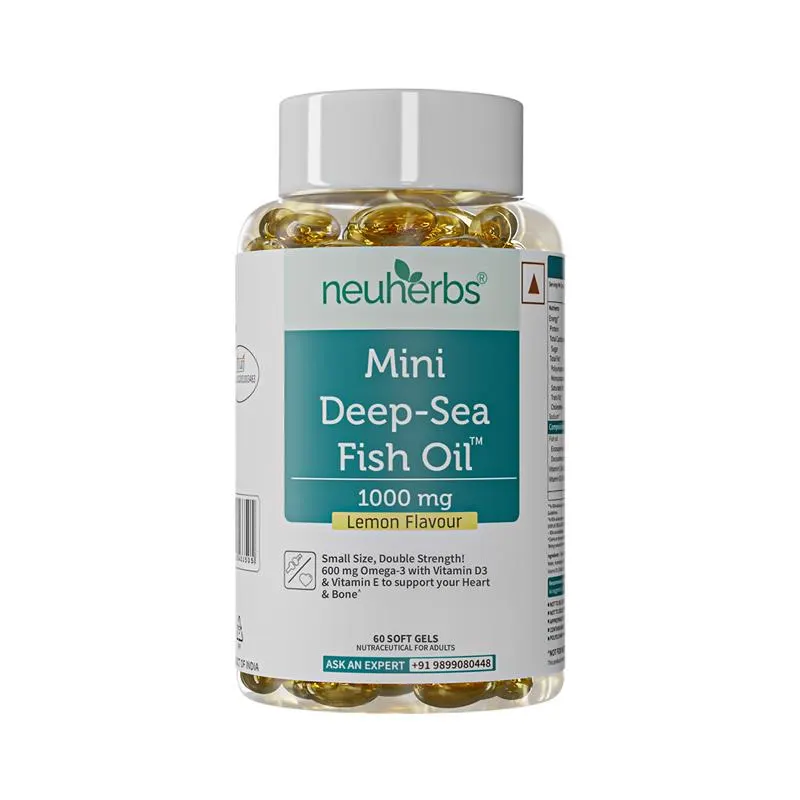 Mini Deep Sea Fish Oil 1000 mg (Lemon Flavour) - Image 8