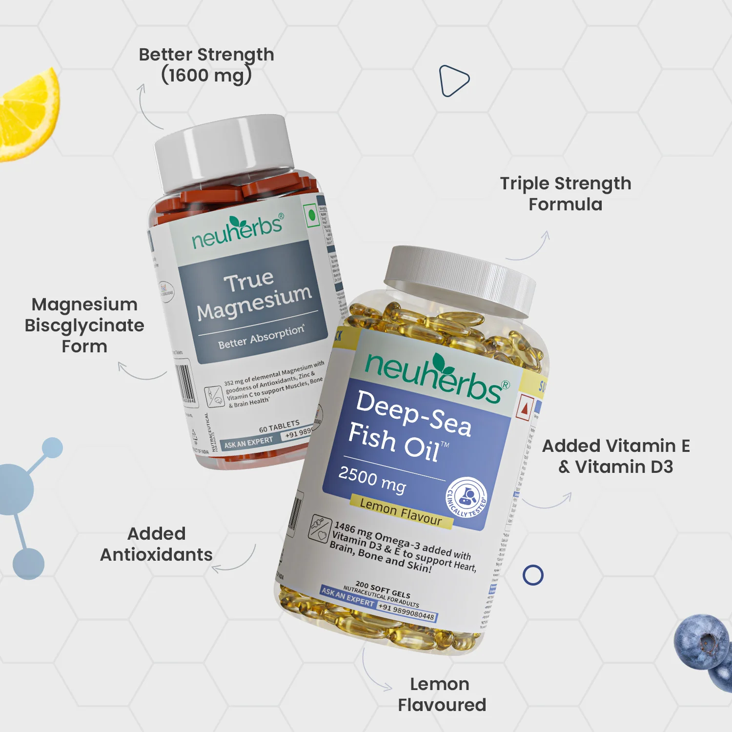 Neuherbs Men’s Muscle Health Pack for Strength & Recovery - Image 2