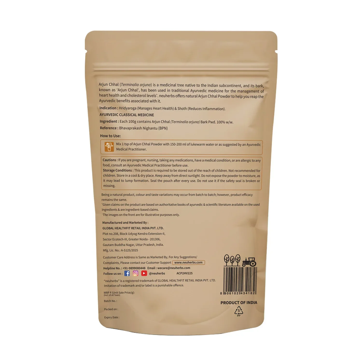 Natural Arjun Chhal Powder to Boost Heart Health - Image 5
