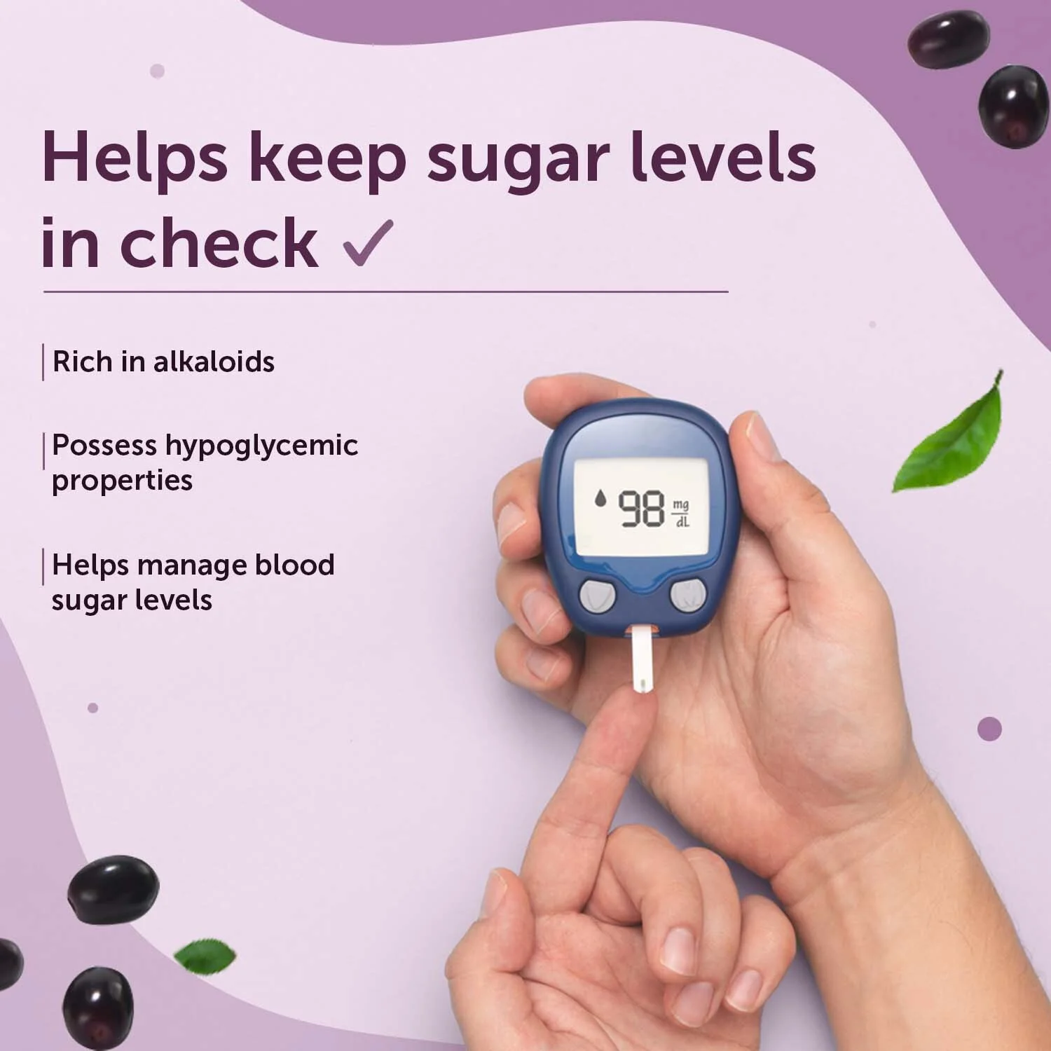 Natural Jamun Seed Powder for Blood Sugar Management - Image 5