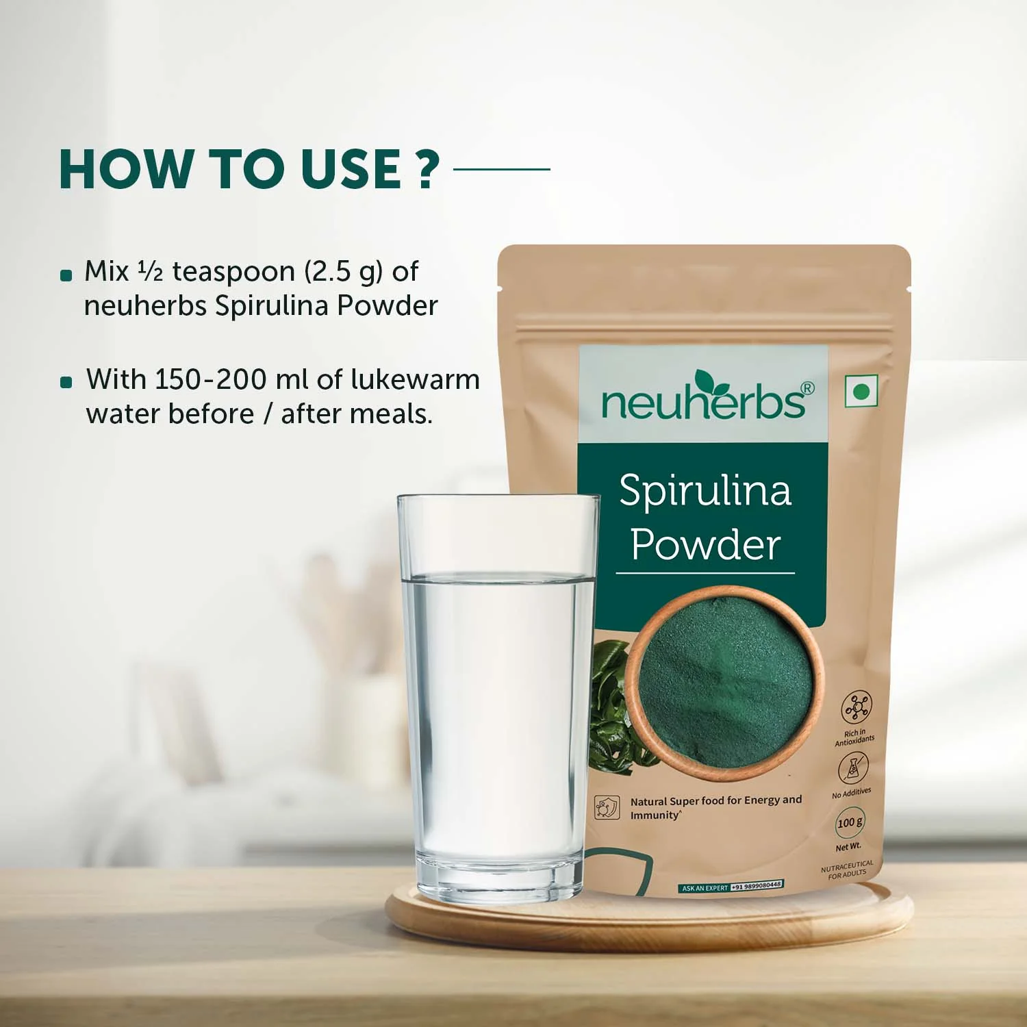 Natural Spirulina Powder to boost Energy & Immunity - Image 4