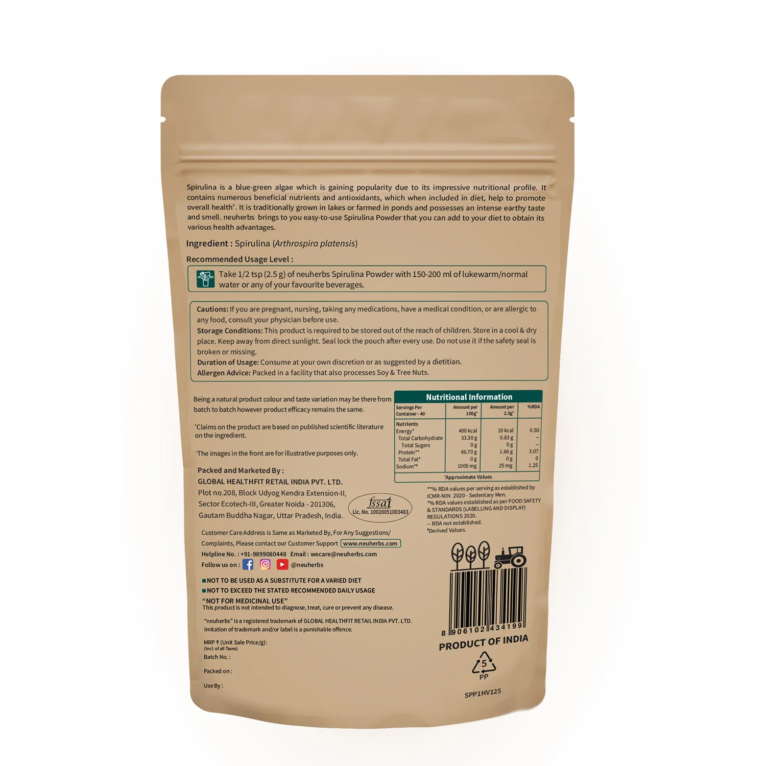 Natural Spirulina Powder to boost Energy & Immunity - Image 5