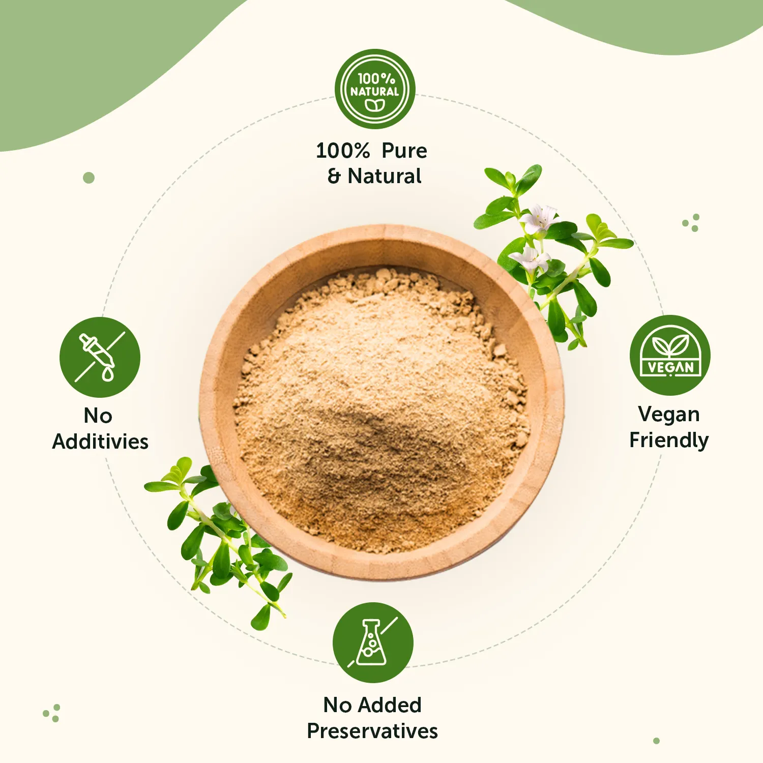 Brahmi Powder for Stress Relief & Calm Mind - Image 3
