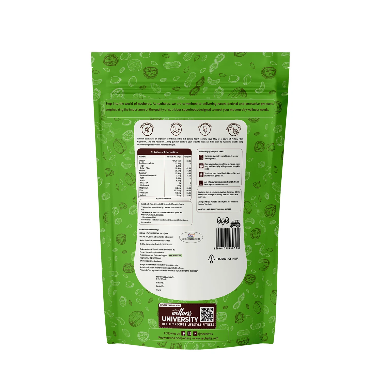 Pumpkin Seeds 200g For Optimal Health - Image 7
