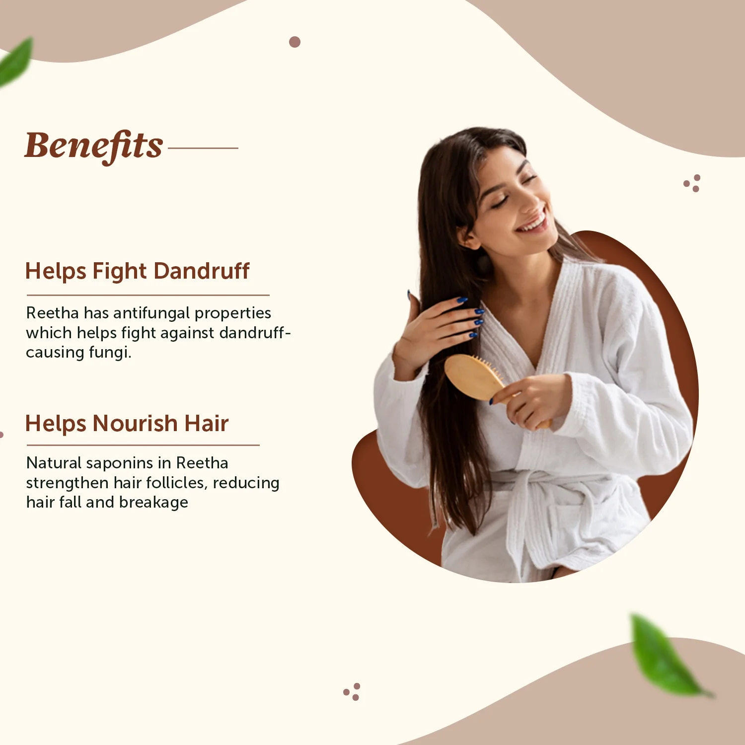 100% Natural Reetha Powder- For Hair Cleansing & Nourishment - Image 3
