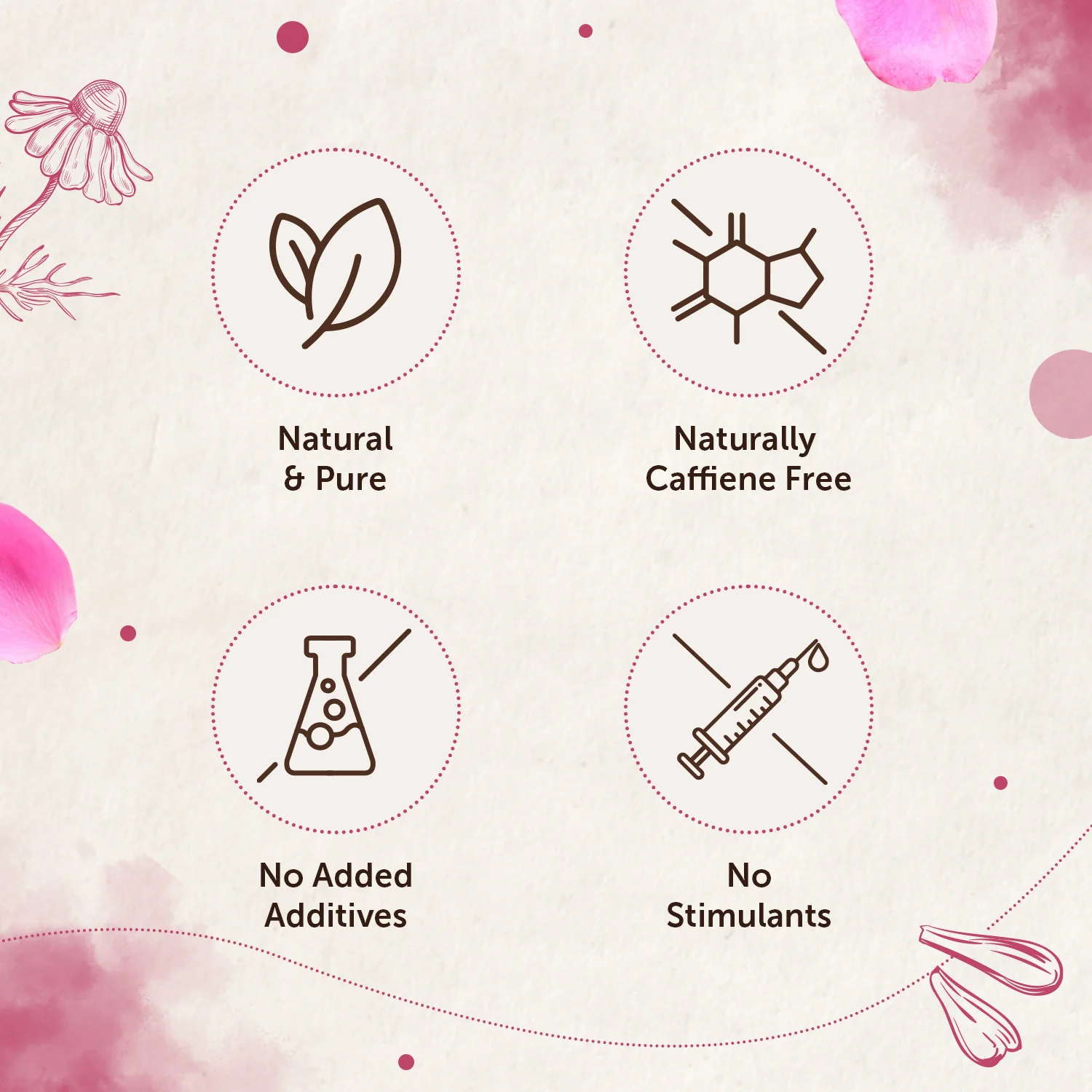 Rose Flower Tea For Glowing Skin, Improves Skin Tone- 50 gm - Image 5