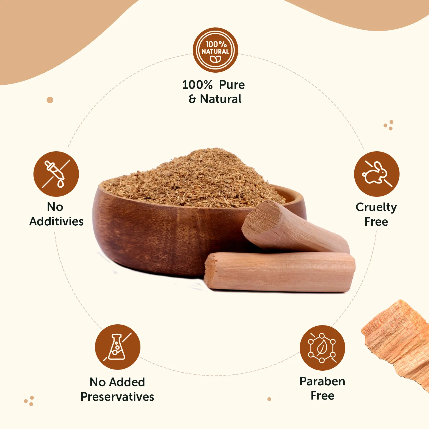 Sandalwood Powder 100g for Radiant Skin - Image 4