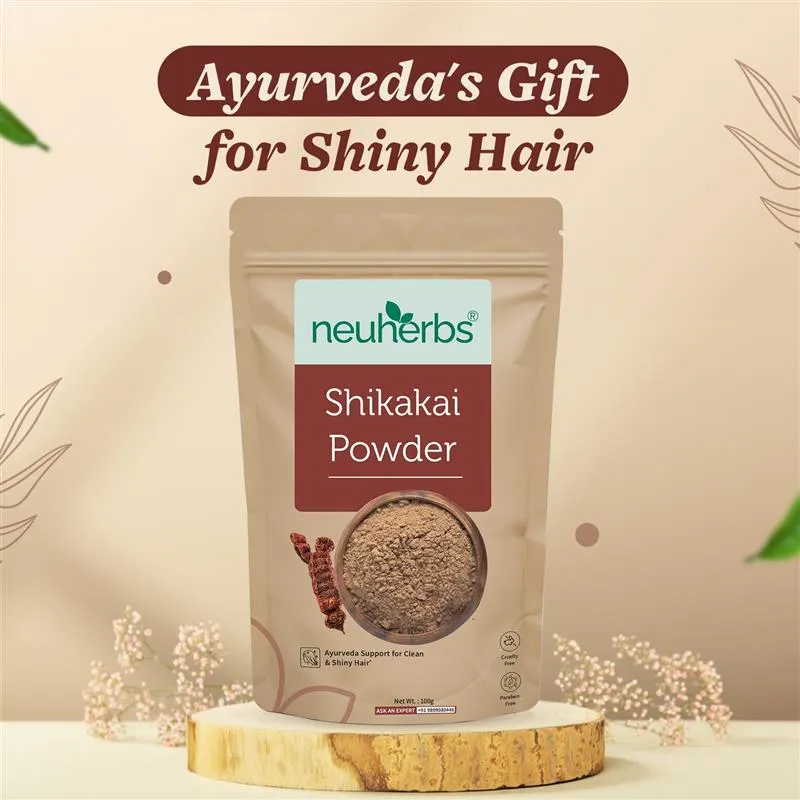 100% Natural Shikakai Powder For Hair Cleansing & Shine - Image 2