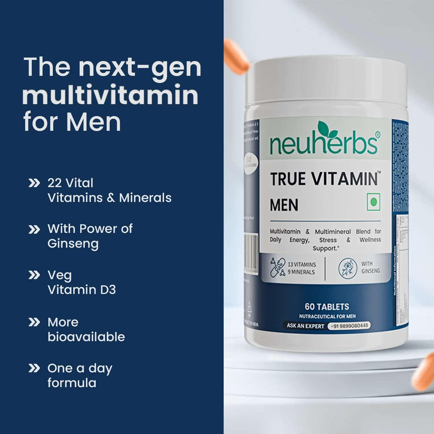 Neuherbs True Vitamin Men Multivitamin Supplements - Image 6