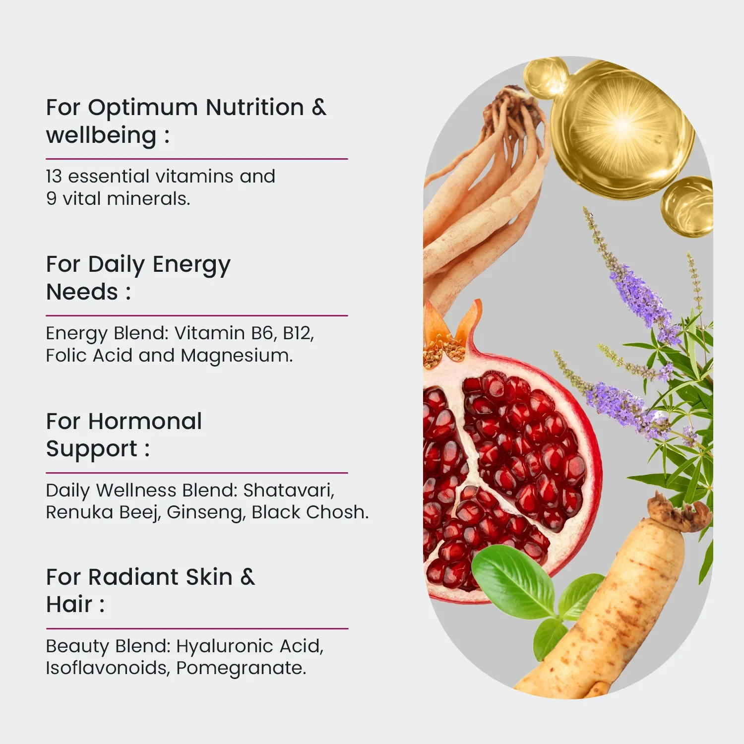 Neuherbs True Vitamin Women Multivitamin Supplements - Image 4