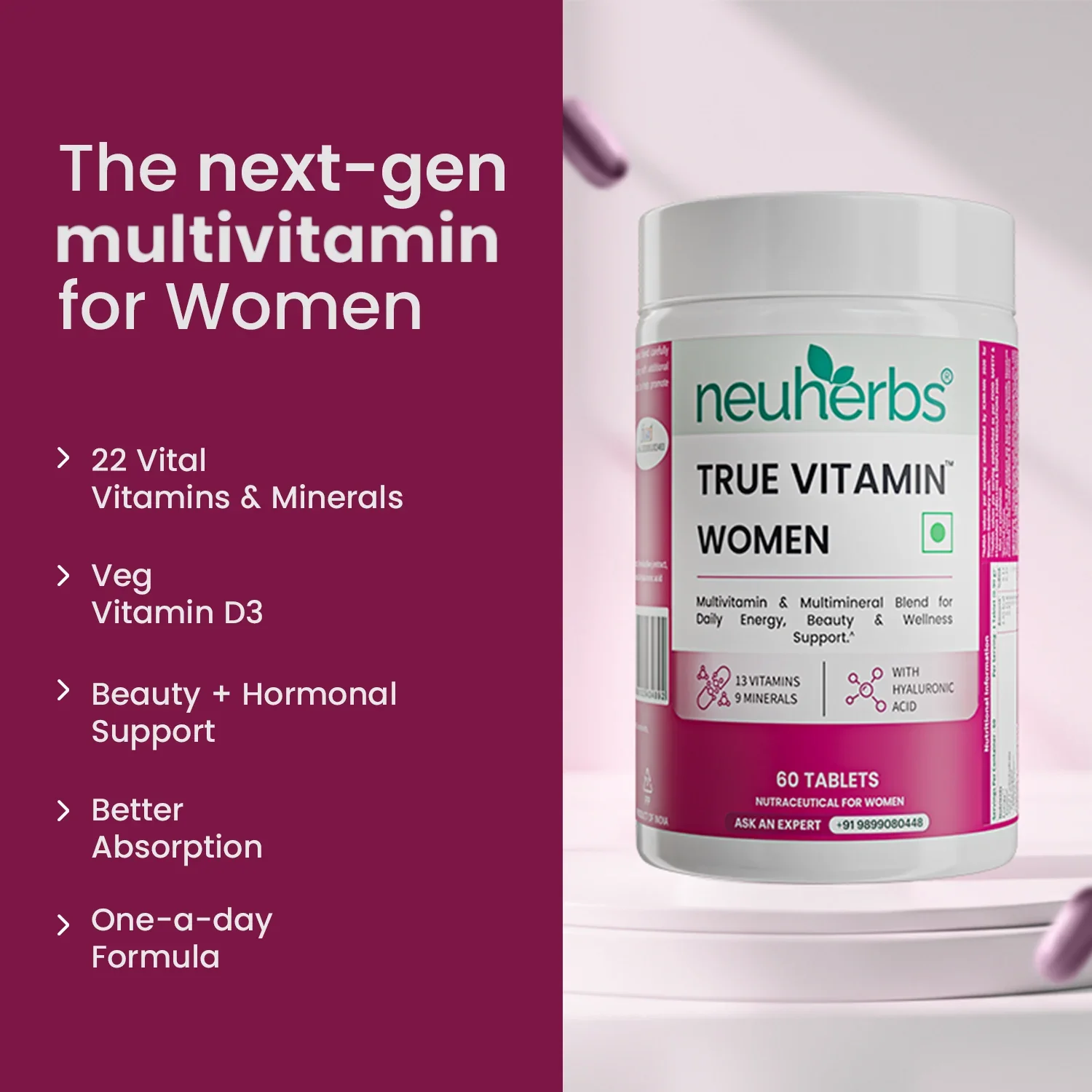 Neuherbs True Vitamin Women Multivitamin Supplements - Image 5
